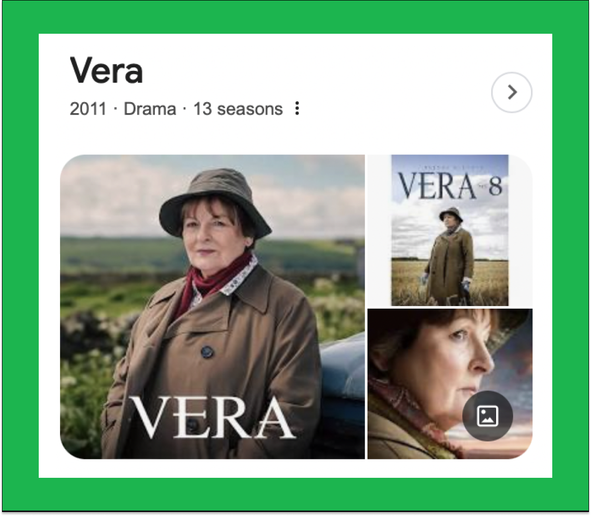 google knowledge graph for vera;